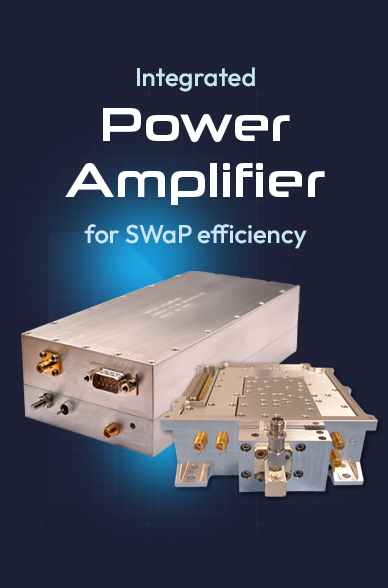 Integrated Power Amplifier for SWaP efficiency